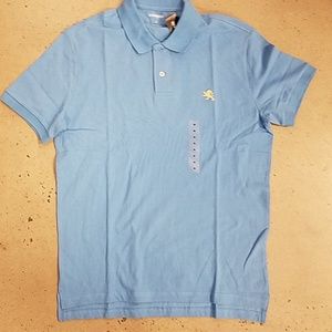Express men's light blue small lion Polo s…